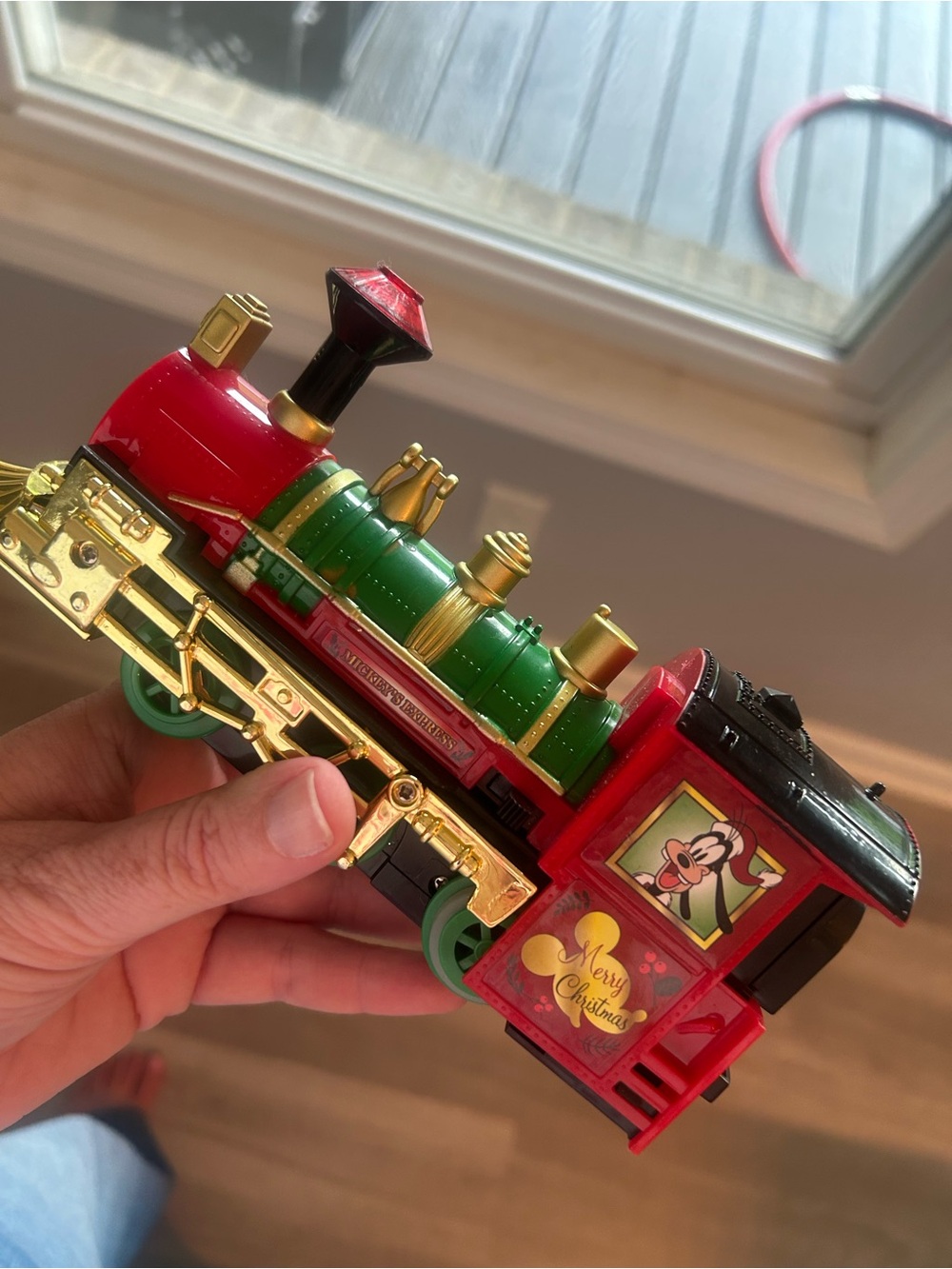 Disney Mickey Mouse Holiday Express Train Locomotive Engine Replacement Goofy